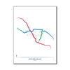 India - Hyderabad Metro Route Map