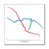 India - Hyderabad Metro Route Map