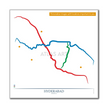 India - Hyderabad Metro Route Map