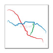 India - Hyderabad Metro Route Map