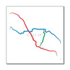 India - Hyderabad Metro Route Map