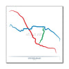 India - Hyderabad Metro Route Map