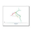 Ireland - Dublin Metro Route Map