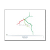 Ireland - Dublin Metro Route Map