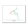 Ireland - Dublin Metro Route Map