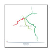 Ireland - Dublin Metro Route Map
