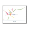 Italy - Milan Metro Route Map