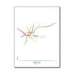 Italy - Milan Metro Route Map
