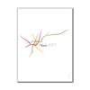 Italy - Milan Metro Route Map