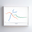 Italy - Rome Metro Route Map