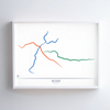 Italy - Rome Metro Route Map