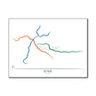 Italy - Rome Metro Route Map