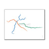 Italy - Rome Metro Route Map
