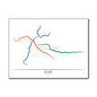 Italy - Rome Metro Route Map