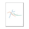Italy - Rome Metro Route Map