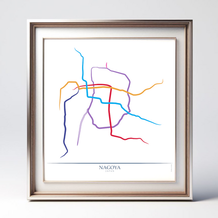 Japan - Nagoya Subway Route Map