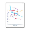 Japan - Nagoya Subway Route Map