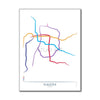 Japan - Nagoya Subway Route Map