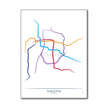 Japan - Nagoya Subway Route Map