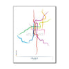 Japan - Osaka Metro Route Map