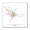 Japan - Tokyo Metro Route Map