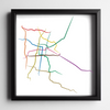 Mexico - Mexico City Metro Route Map