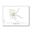 Mexico - Mexico City Metro Route Map