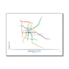 Mexico - Mexico City Metro Route Map