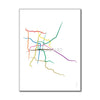 Mexico - Mexico City Metro Route Map