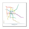 Mexico - Mexico City Metro Route Map