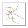 Mexico - Mexico City Metro Route Map