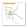 Mexico - Mexico City Metro Route Map