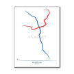 Poland - Warsaw Metro Route Map