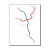 Poland - Warsaw Metro Route Map