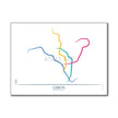 Portugal - Lisbon Metro Route Map