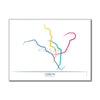 Portugal - Lisbon Metro Route Map