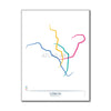 Portugal - Lisbon Metro Route Map