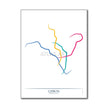 Portugal - Lisbon Metro Route Map