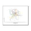 Russia - Moscow Metro Route Map