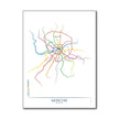 Russia - Moscow Metro Route Map
