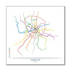 Russia - Moscow Metro Route Map