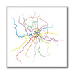 Russia - Moscow Metro Route Map
