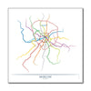 Russia - Moscow Metro Route Map