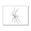 Russia - Saint Petersburg Metro Route Map