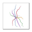 Russia - Saint Petersburg Metro Route Map