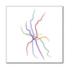 Russia - Saint Petersburg Metro Route Map