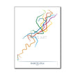 Spain - Barcelona Metro Route Map