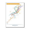 Spain - Barcelona Metro Route Map