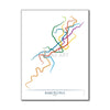 Spain - Barcelona Metro Route Map