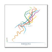 Spain - Barcelona Metro Route Map